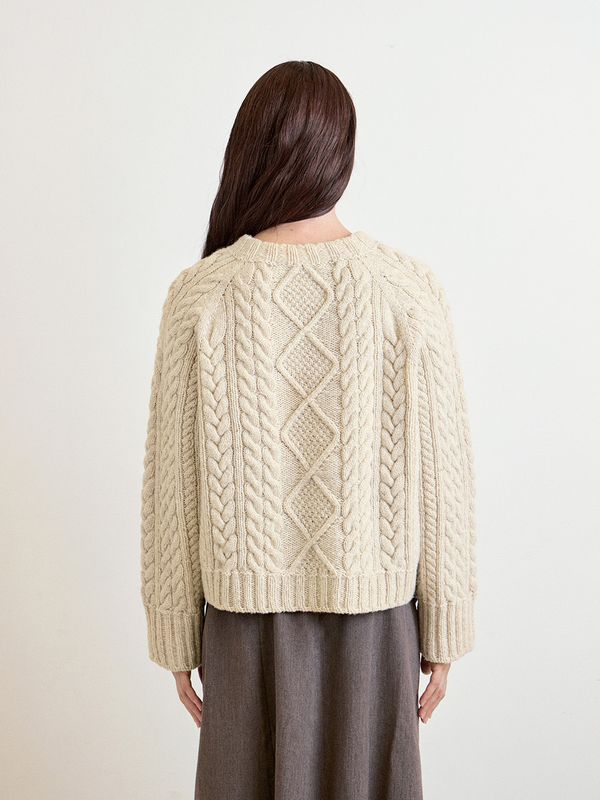 2602 DIY Nr. 8  Loom Sweater oppskrift