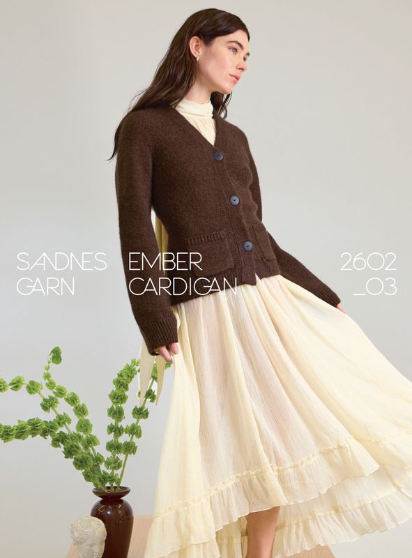 2602 DIY Nr. 3 Ember Cardigan oppskrift