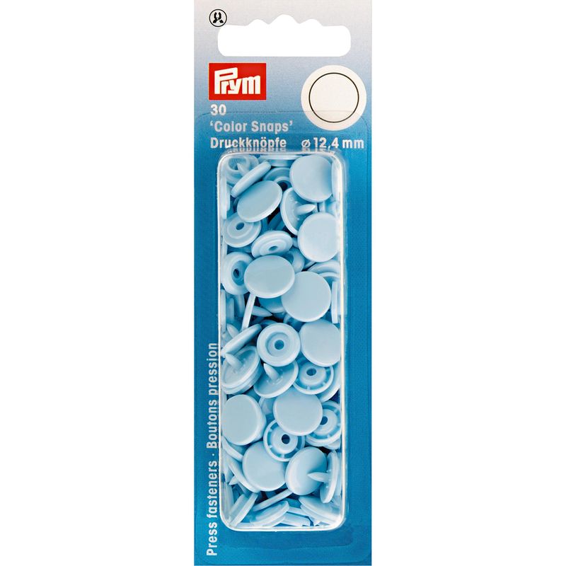 Prym trykknapp lys blå