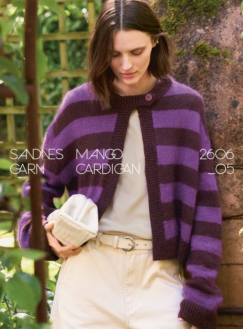 Hovedbilde 2606 DIY Nr. 5 Mango Cardigan oppskrift