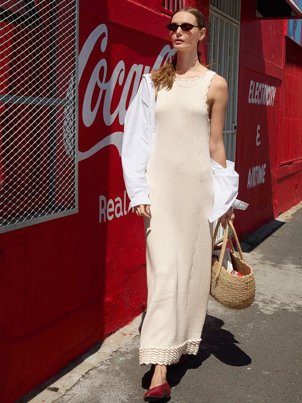 Roselyn Long Dress i Line