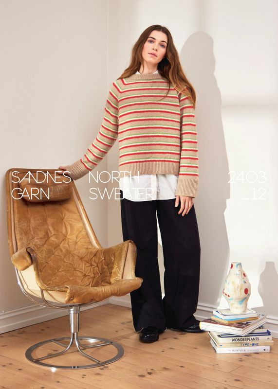 Enkeltoppskrift / 2403 DIY / Nr. 12 North sweater