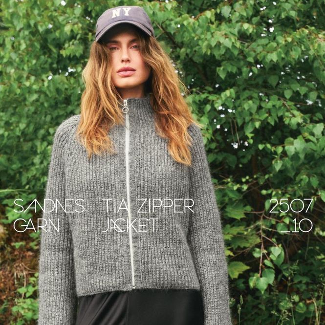 Hovedbilde 2507 DIY  Nr. 10 Tia Zipper Jacket oppskrift