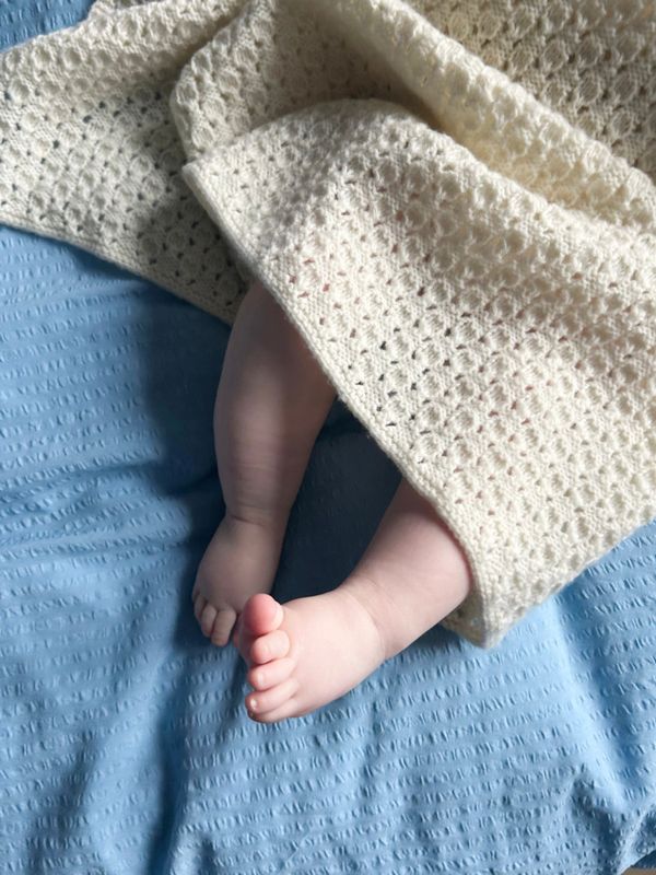 527 Aven babyteppe oppskrift