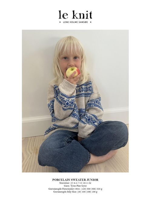 Hovedbilde  LHS-36 Porcelain sweater junior oppskrift