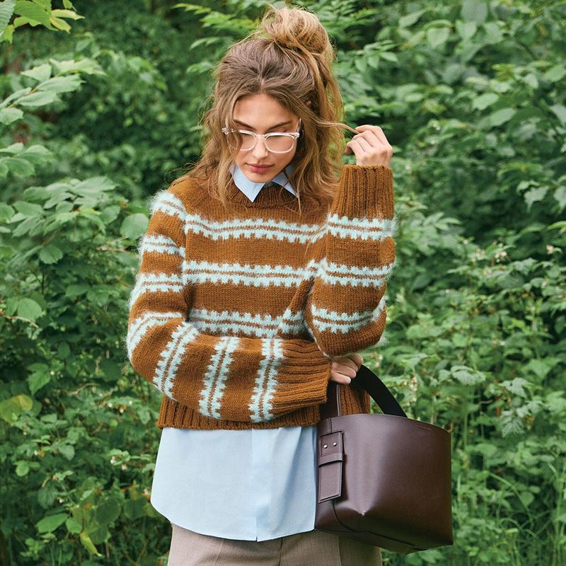 Enkeltoppskrift / 2507 DIY Ridge Sweater / Nr. 8