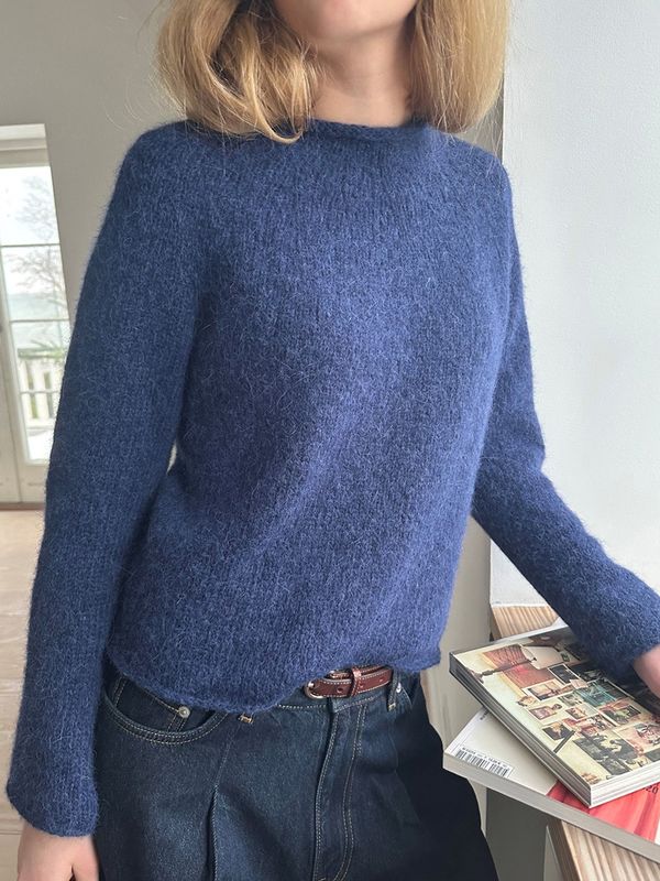 LHS-92 Plain Yoke Pullover oppskrift