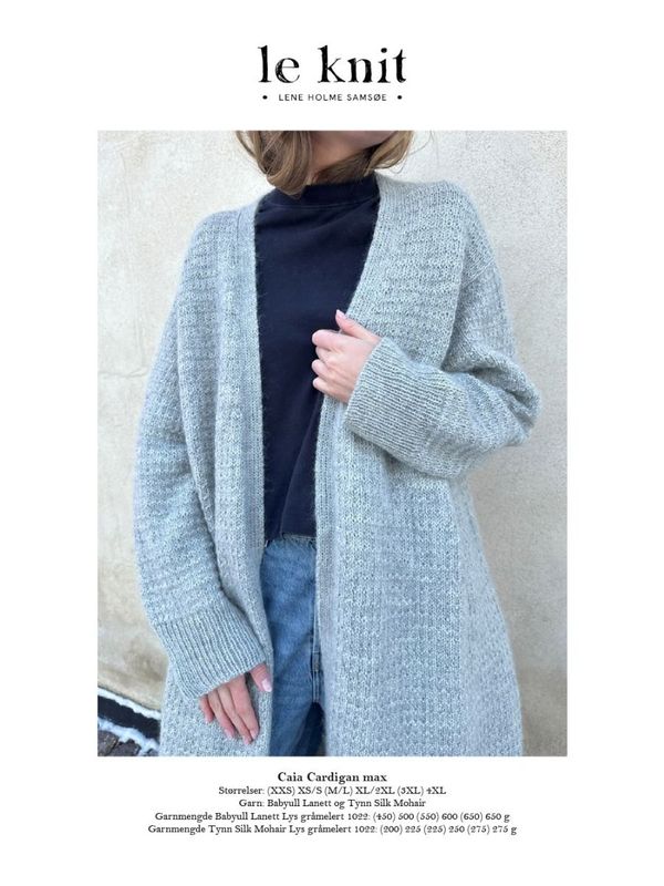 LHS-67  Caia Cardigan max oppskrift
