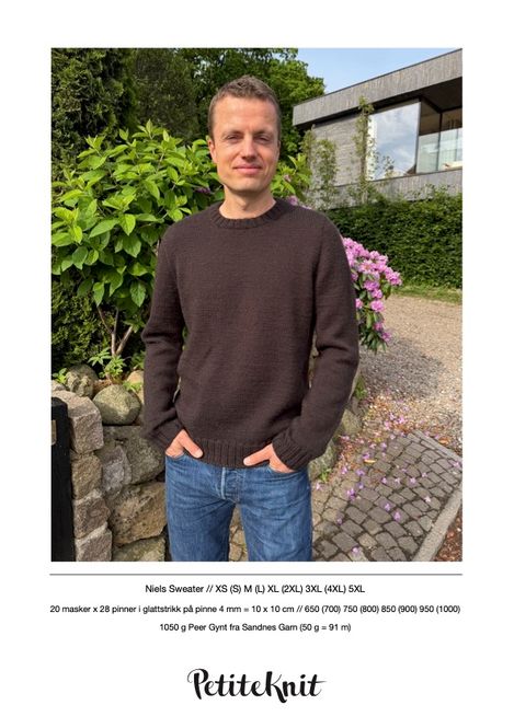 Hovedbilde PK-310 - Niels Sweater oppskrift