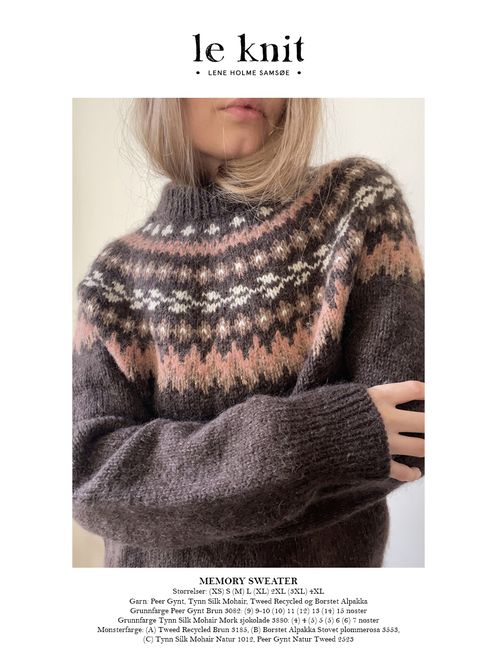 Hovedbilde Memory sweater  leKnit / LHS-27  oppskrift