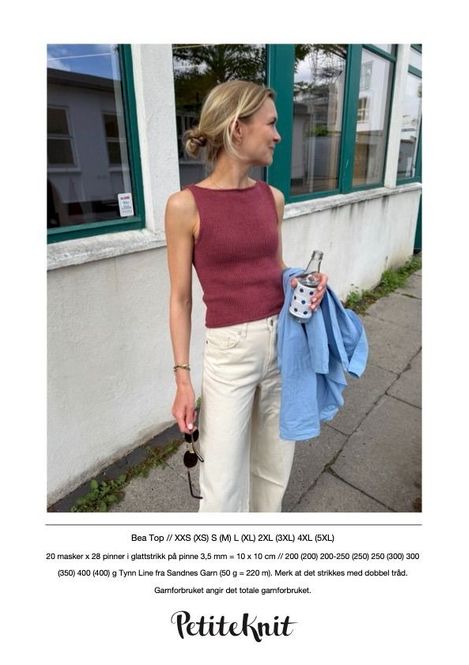 Hovedbilde PK-315 Bea Top oppskrift