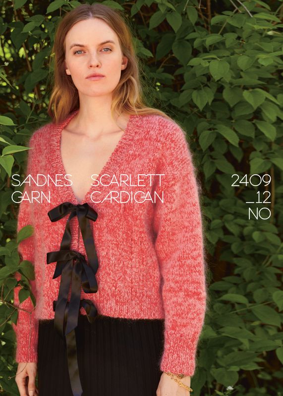 Enkeltoppskrift / 2409 DIY / Nr. 12  Scarlett Cardigan