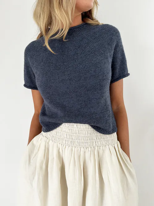 Hovedbilde Plain yoke tee 22 
