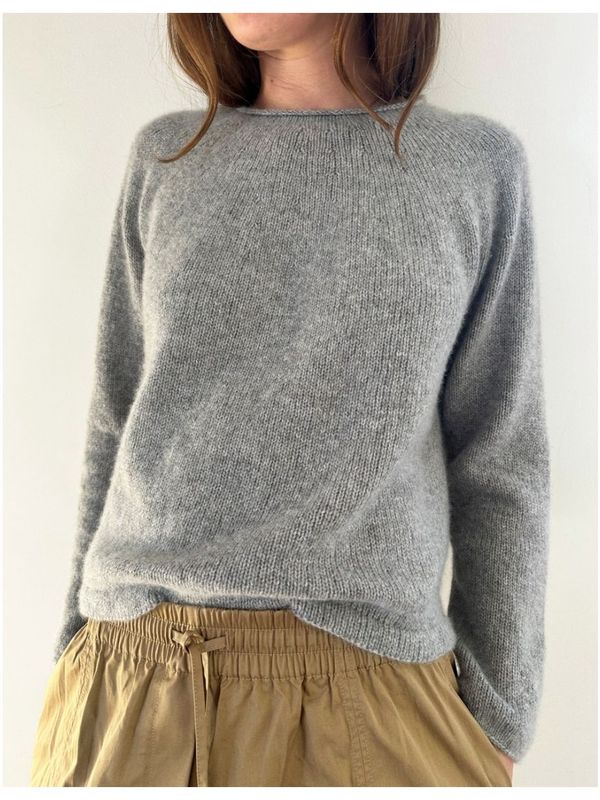 Plain Yoke Cashmere - langermet