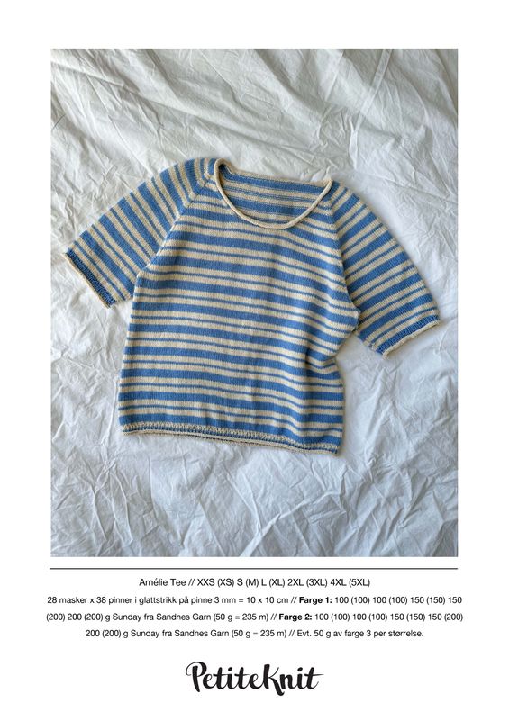 PK-248  Amélie Tee oppskrift